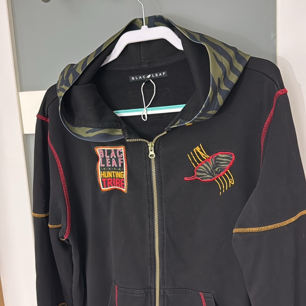 Blac Leaf - Hunting Tribe Full Zip Hoodie Size L View 3